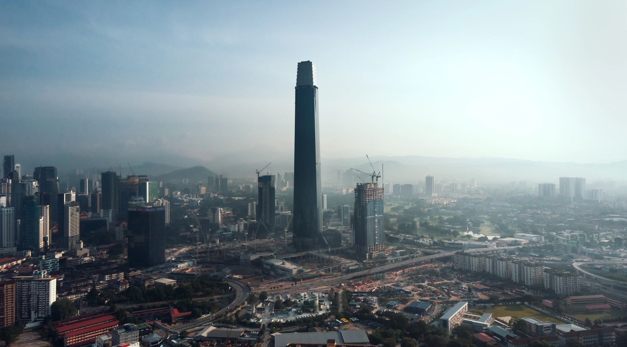Kuala Lumpur cityscape with modern towers